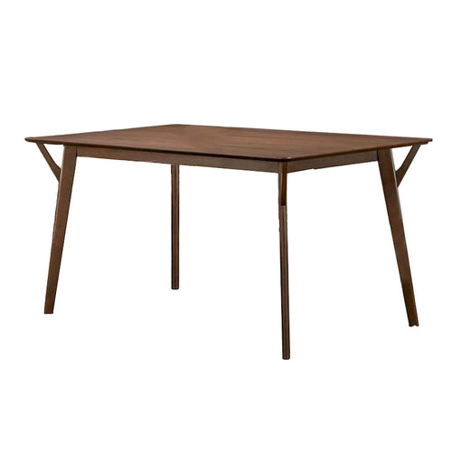 Juego de comedor de 5 piezas, nogal y gris, con capacidad para 4 a 6 personas