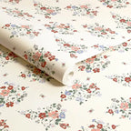 Papel pintado crema floral Clifton