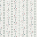 Laura Ashley Blencow Stripe Dark Duck Egg Blue Wallpaper