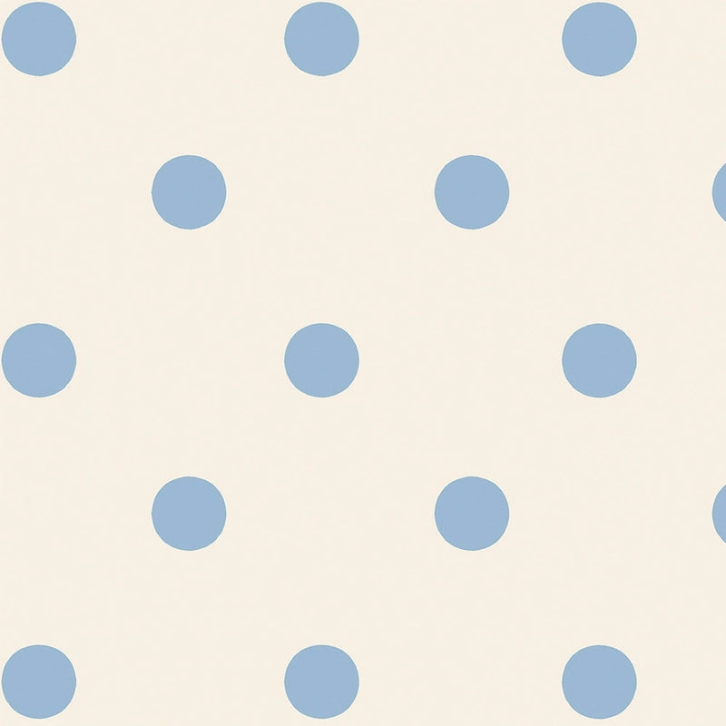 Papel pintado Button Spot azul