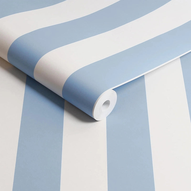 Papel pintado Canopy Stripe azul