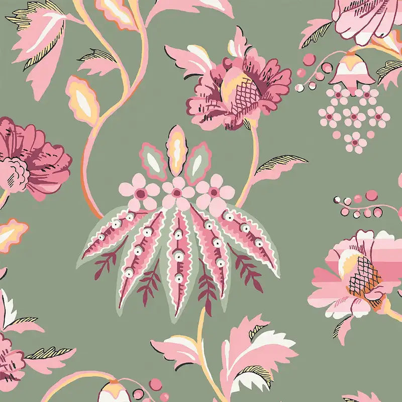 Papel tapiz "Friendship Garden Sage"