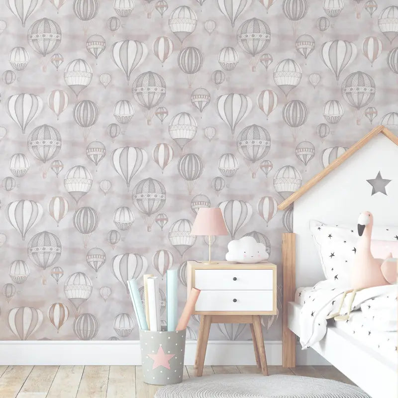 Fondo de pantalla de globos de fiesta gris y oro rosa - N/A
