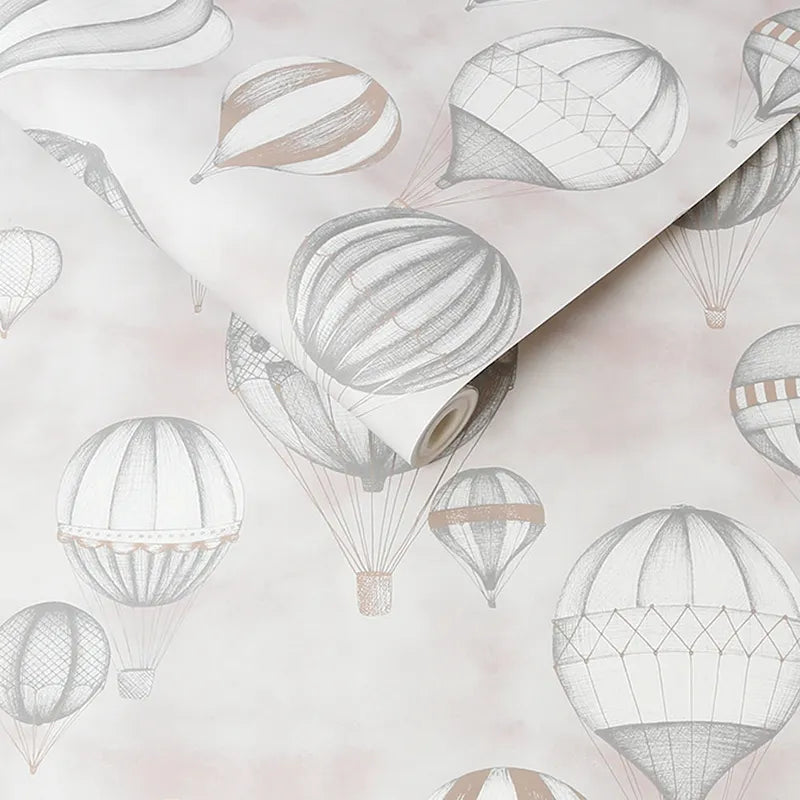Fondo de pantalla de globos de fiesta gris y oro rosa - N/A