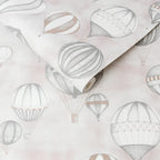 Fondo de pantalla de globos de fiesta gris y oro rosa - N/A
