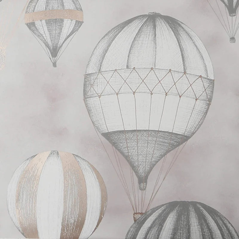 Fondo de pantalla de globos de fiesta gris y oro rosa - N/A