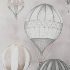 Fondo de pantalla de globos de fiesta gris y oro rosa - N/A
