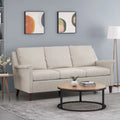 3-Seat Sofa, Beige / Espresso / Light Blush, Modern Style, Seats 3