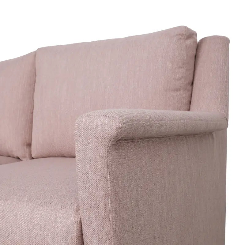 3-Seat Sofa, Beige / Espresso / Light Blush, Modern Style, Seats 3