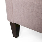 3-Seat Sofa, Beige / Espresso / Light Blush, Modern Style, Seats 3