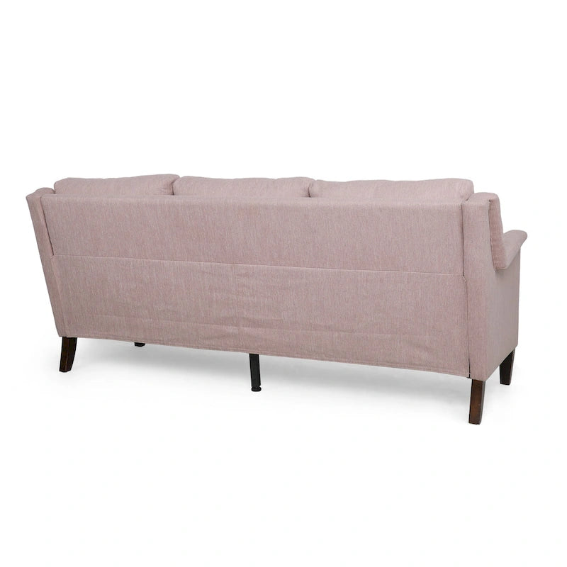 3-Seat Sofa, Beige / Espresso / Light Blush, Modern Style, Seats 3