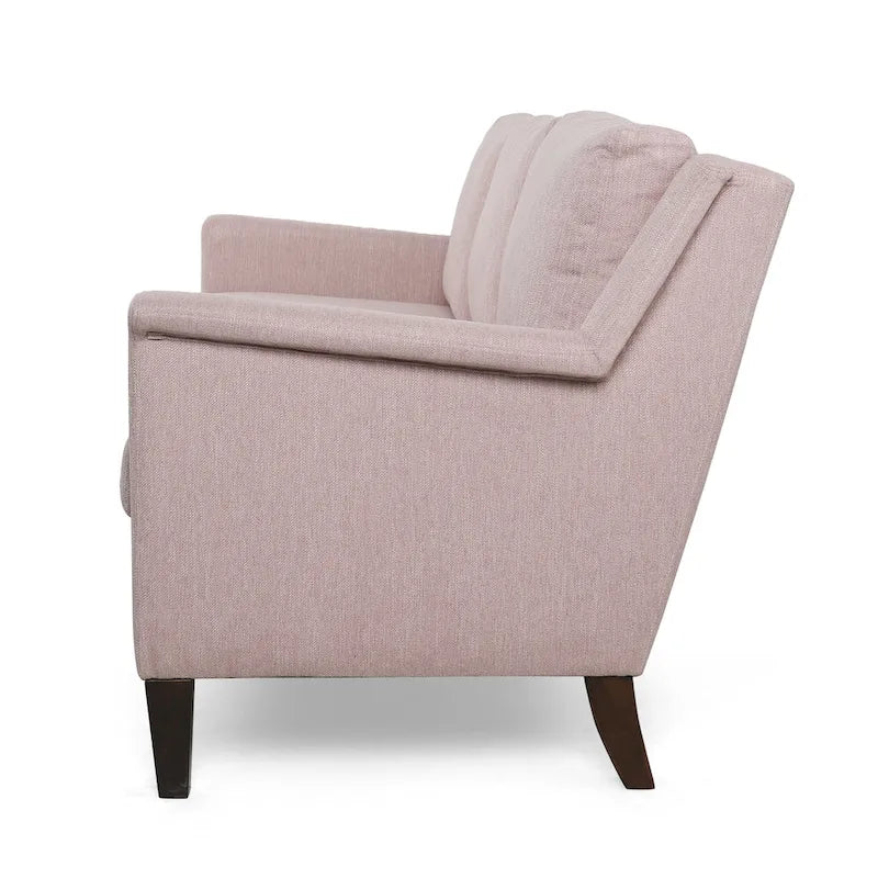3-Seat Sofa, Beige / Espresso / Light Blush, Modern Style, Seats 3
