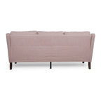 3-Seat Sofa, Beige / Espresso / Light Blush, Modern Style, Seats 3