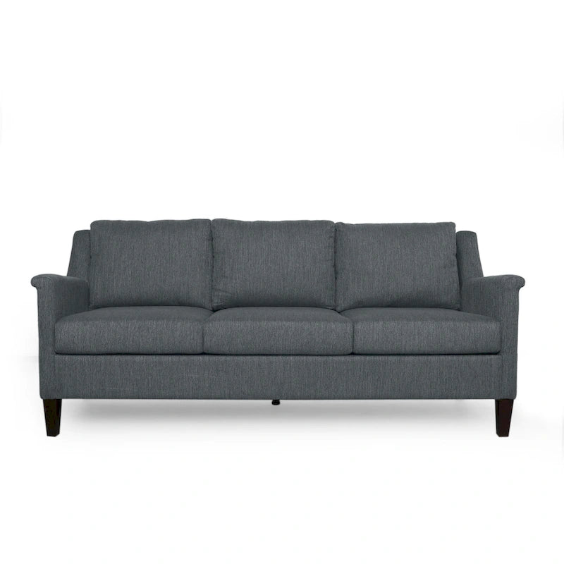 3-Seat Sofa, Beige / Espresso / Light Blush, Modern Style, Seats 3