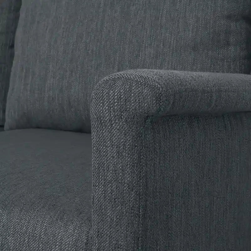 3-Seat Sofa, Beige / Espresso / Light Blush, Modern Style, Seats 3