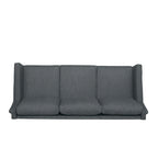 3-Seat Sofa, Beige / Espresso / Light Blush, Modern Style, Seats 3