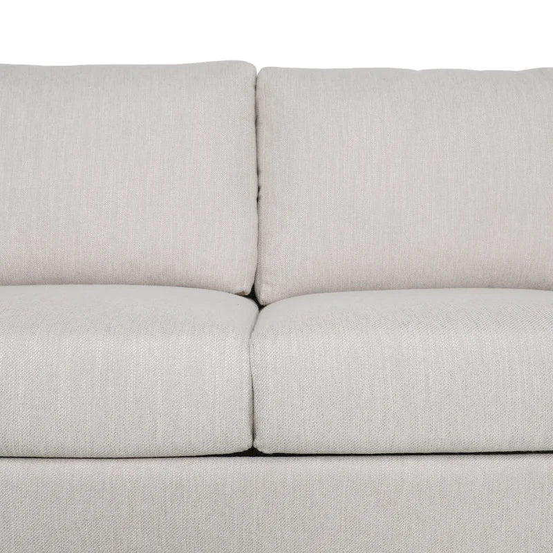 3-Seat Sofa, Beige / Espresso / Light Blush, Modern Style, Seats 3