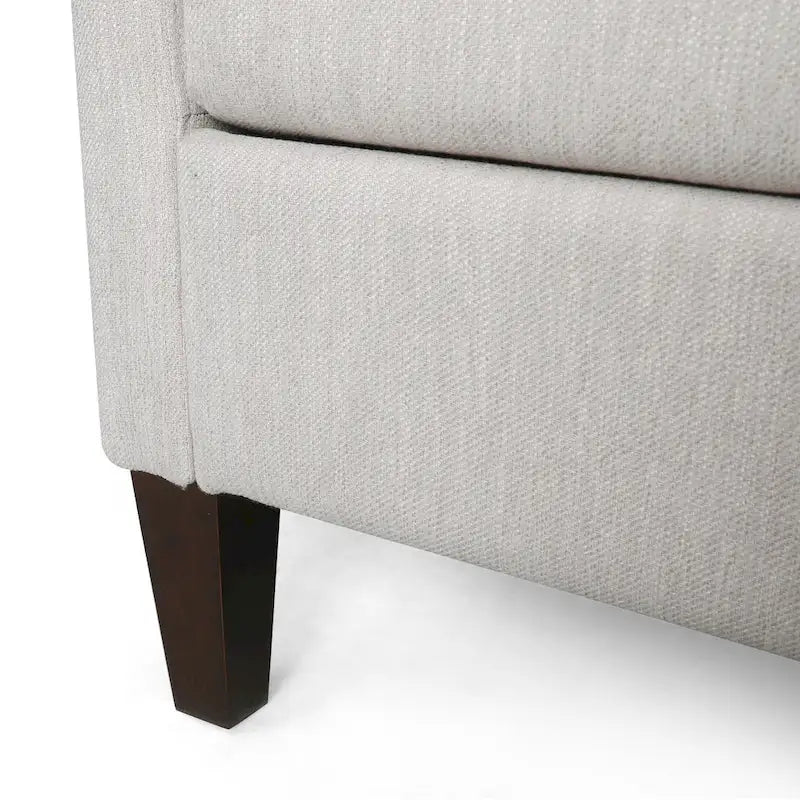 3-Seat Sofa, Beige / Espresso / Light Blush, Modern Style, Seats 3
