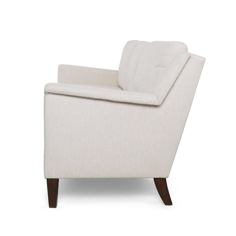 3-Seat Sofa, Beige / Espresso / Light Blush, Modern Style, Seats 3