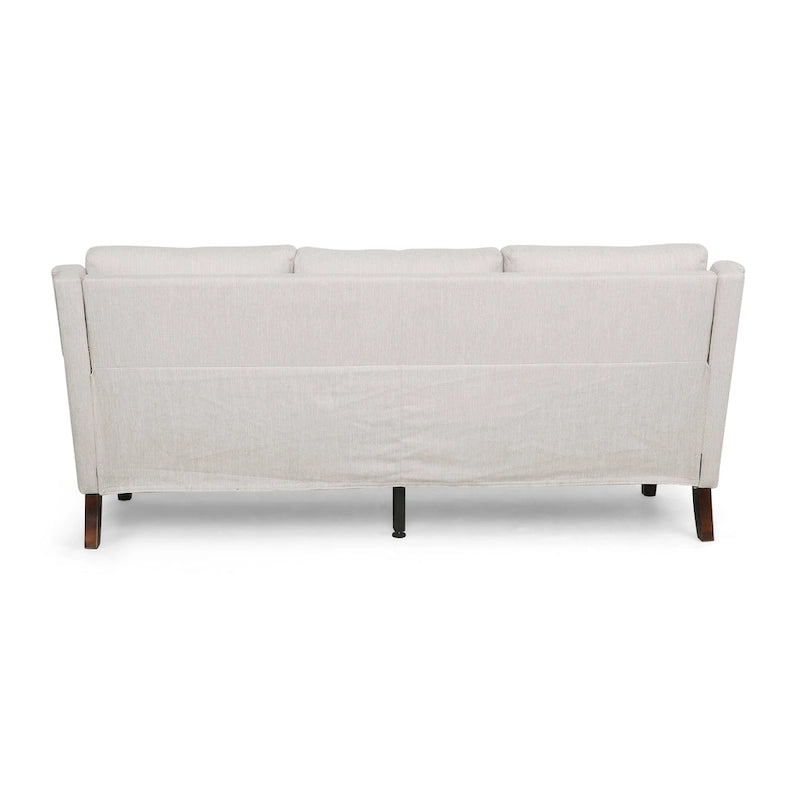 3-Seat Sofa, Beige / Espresso / Light Blush, Modern Style, Seats 3