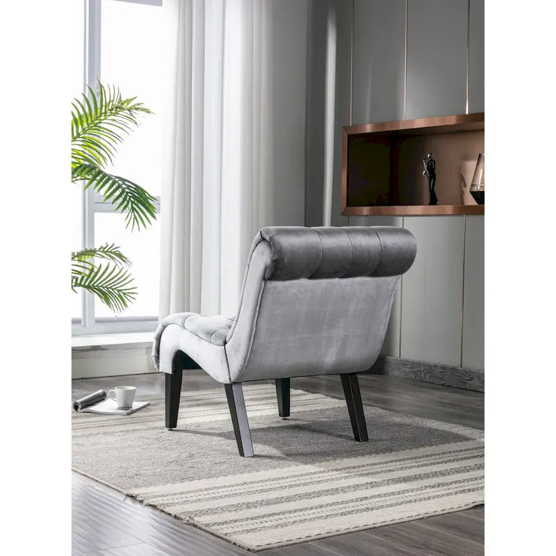 Fabric Barrel Accent Chair – Single Seat