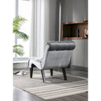 Fabric Barrel Accent Chair – Single Seat