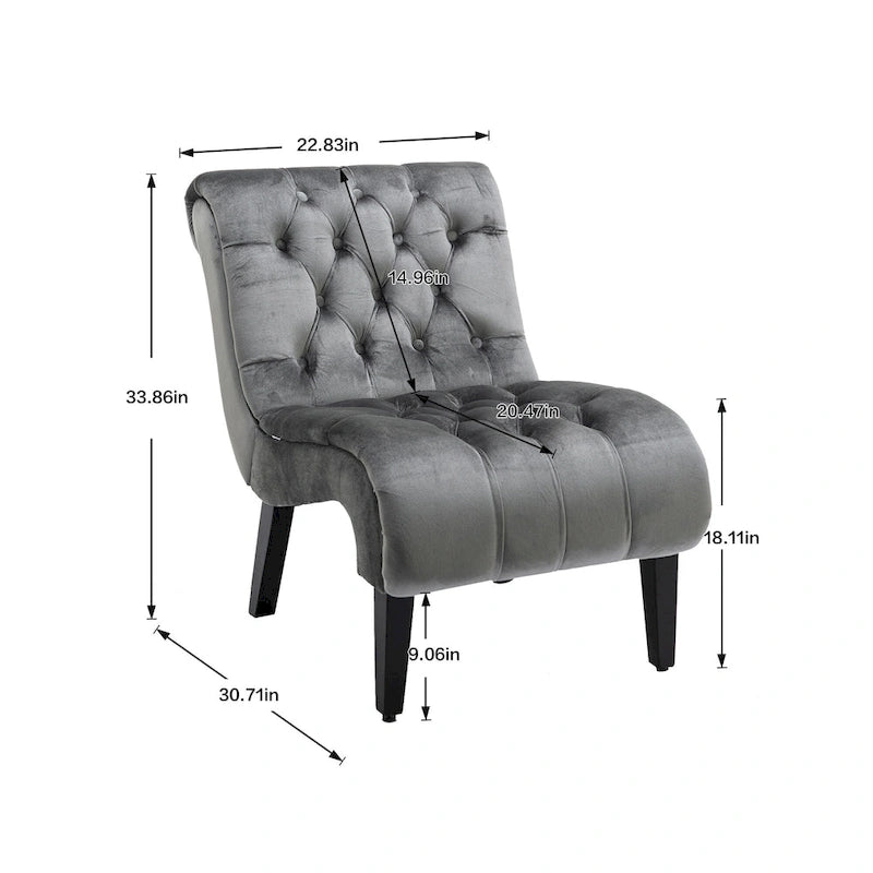 Fabric Barrel Accent Chair – Single Seat