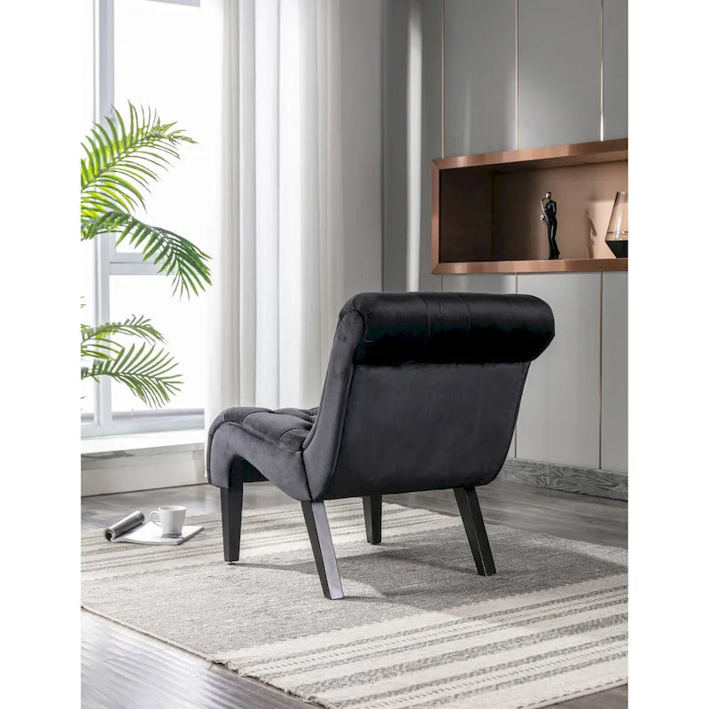 Fabric Barrel Accent Chair – Single Seat