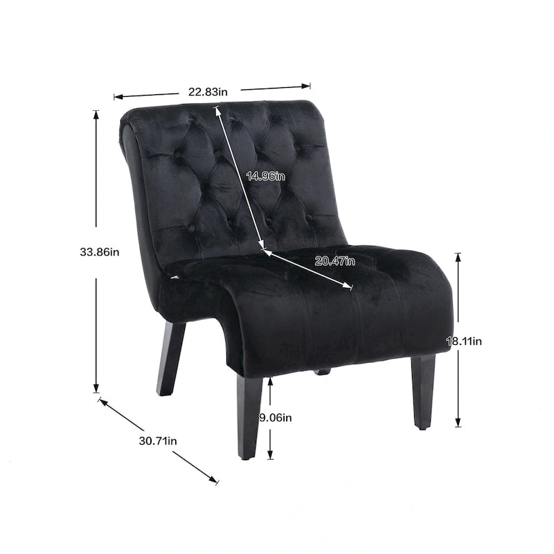 Fabric Barrel Accent Chair – Single Seat
