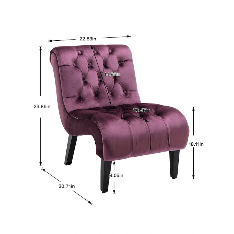 Fabric Barrel Accent Chair – Single Seat