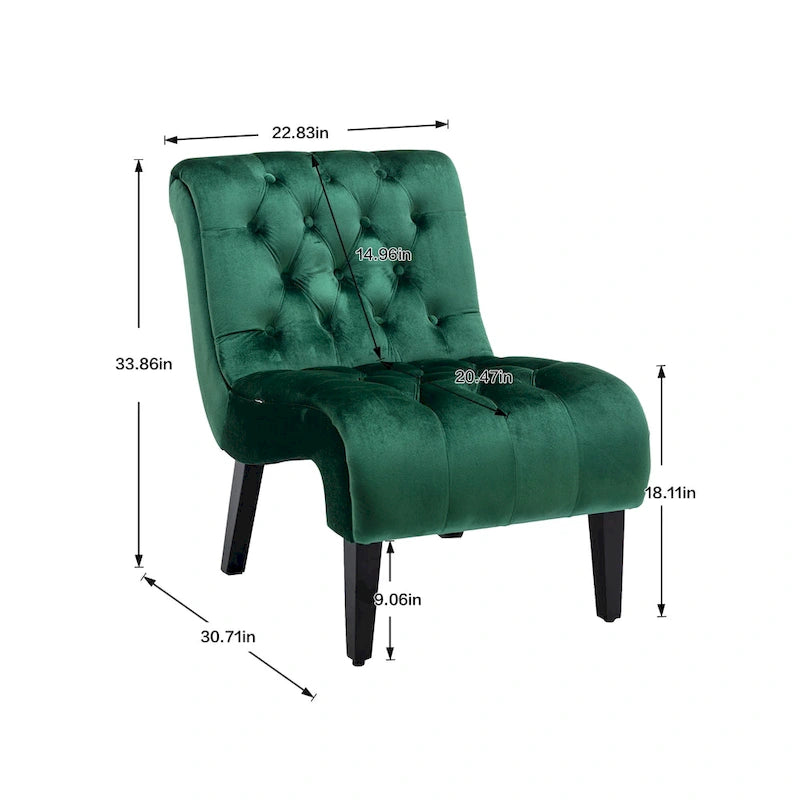 Fabric Barrel Accent Chair – Single Seat