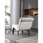 Fabric Barrel Accent Chair – Single Seat