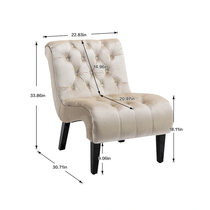Fabric Barrel Accent Chair – Single Seat