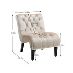 Fabric Barrel Accent Chair – Single Seat