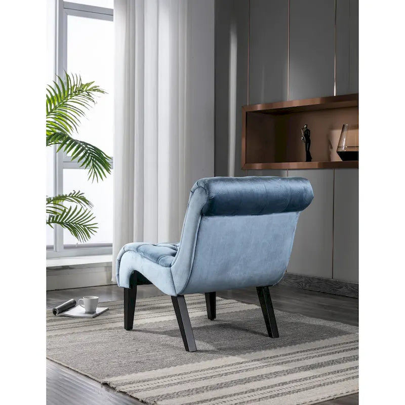 Fabric Barrel Accent Chair – Single Seat