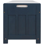 Rustic Storage Bench with Shutter Doors, 2-Seat