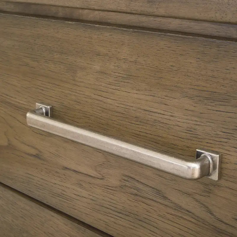 Light Brown 5-Drawer Chest of Drawers – Modern Farmhouse Style