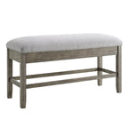 Steve Silver Garfield Driftwood Storage Counter Bench