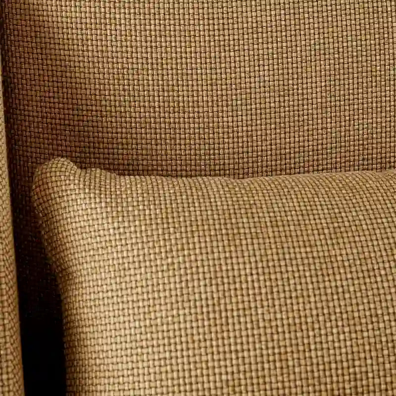 Mustard Yellow / Pecan Lounge Chair – 1 Seat