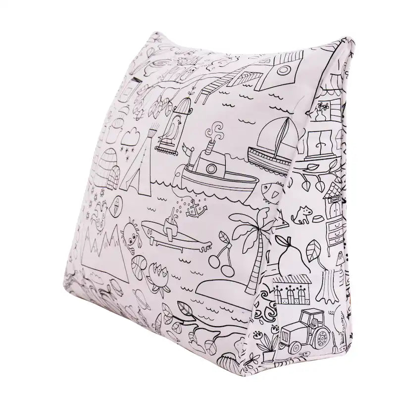 Cuña de reposo para cama de niños, almohada decorativa, respaldo de sofá