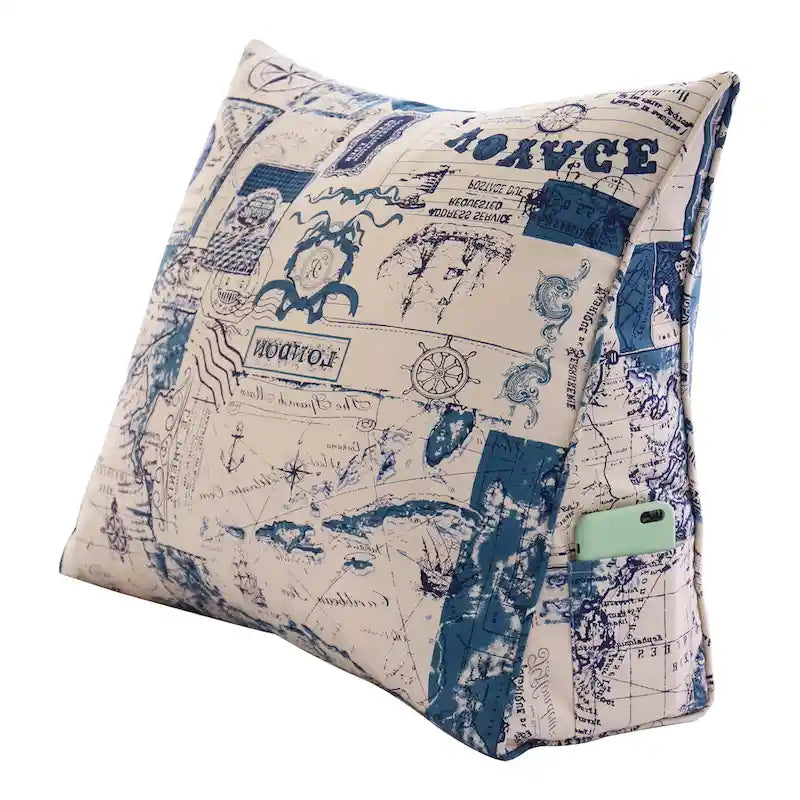 Cuña de reposo para cama de niños, almohada decorativa, respaldo de sofá