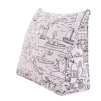 Cuña de reposo para cama de niños, almohada decorativa, respaldo de sofá