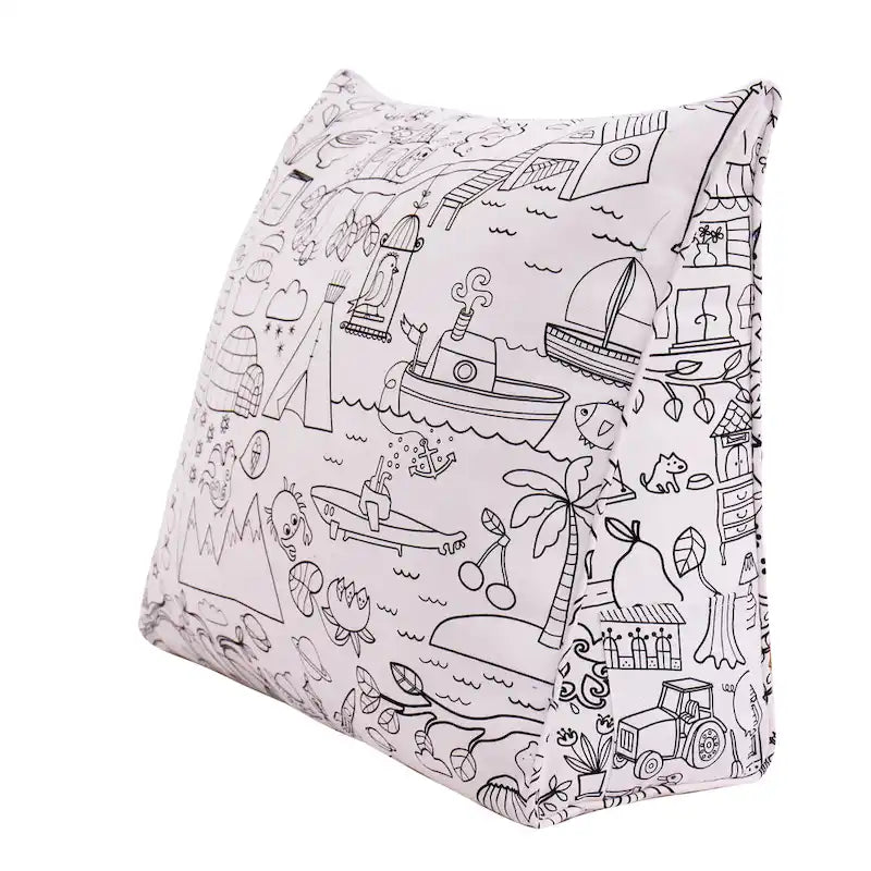 Cuña de reposo para cama de niños, almohada decorativa, respaldo de sofá