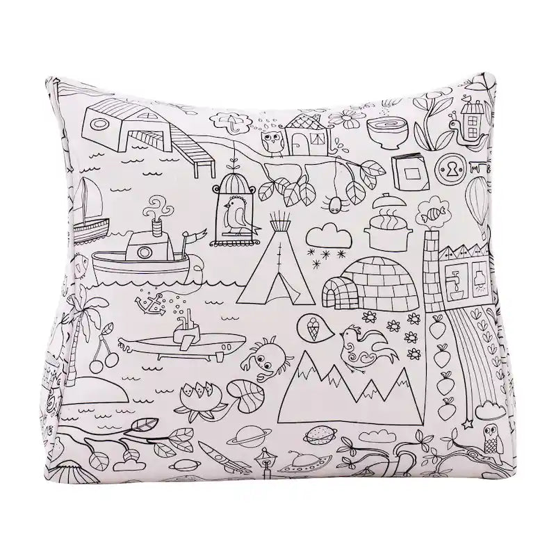 Cuña de reposo para cama de niños, almohada decorativa, respaldo de sofá