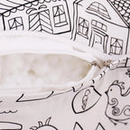 Cuña de reposo para cama de niños, almohada decorativa, respaldo de sofá