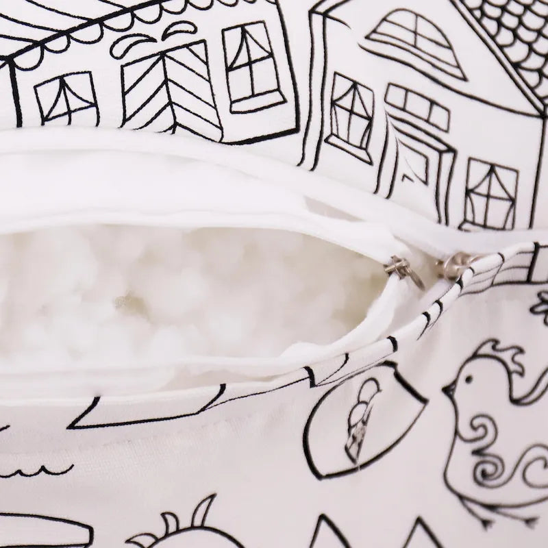 Cuña de reposo para cama de niños, almohada decorativa, respaldo de sofá