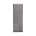 Espresso / Grey Upholstered Dining Bench, Seats 2, Transitional Style
