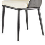 Faux Leather Dining Chair, Set of 2, Multi-Color, Seats 2