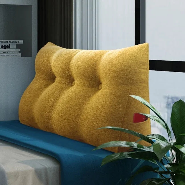 Almohada de Lectura con Respaldo en Cuña para Niños, Cabecero para Cama Individual