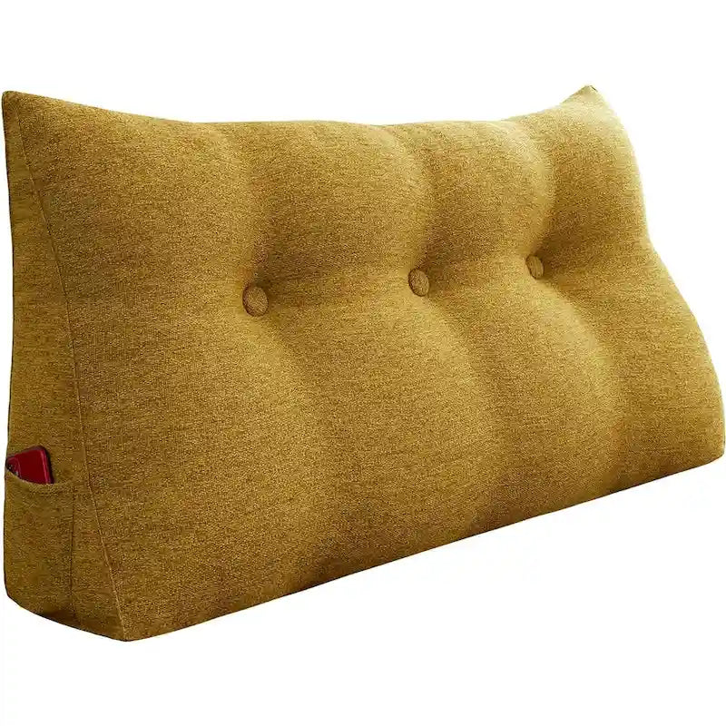 Almohada de Lectura con Respaldo en Cuña para Niños, Cabecero para Cama Individual